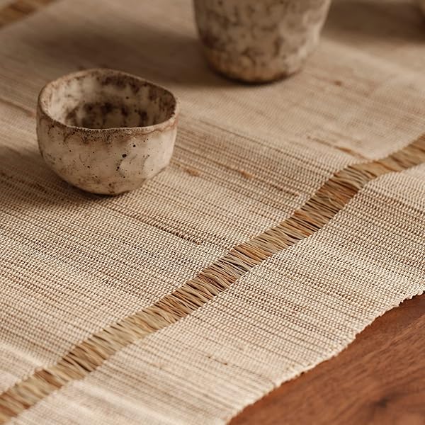 楽天市場】江戸好みラナー 麻 リネン ランナー テーブルランナー