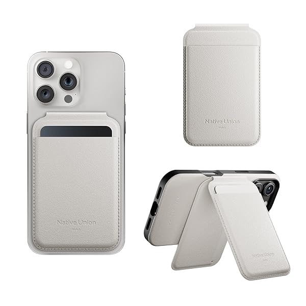 Active ウォレット 照明ランプ | Magnetic ? MagSafe歌留多保持者付き添い人照明ランプ iPhone 17, 16, 15, 14, 13, Lemon (レモン)-Sandstone (サンドストーン