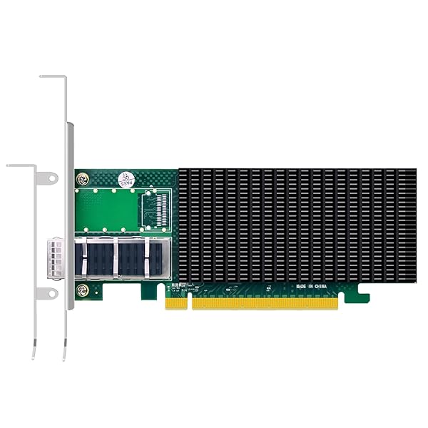 ST7340 1界面 100G QSFP28 イーサネットネットワークカード（Intel E810-CAM1 制御装置積み上げる、PCIe