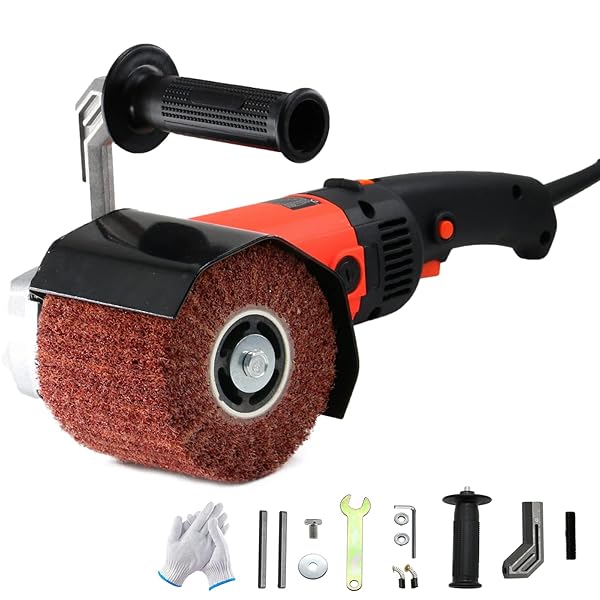 バニシングみがき上げる機 幅100粍 みがき上げる手道具 ヘアラインサンダー レコード盤圧砕機 ポリッシャー