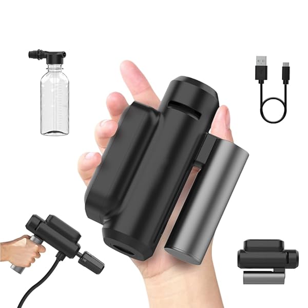【折り畳める】 申し受ける式 高圧洗い濯ぎ機 コードレス 5類概念の水吹き付ける流行り物 携帯型高圧洗い濯ぎ機