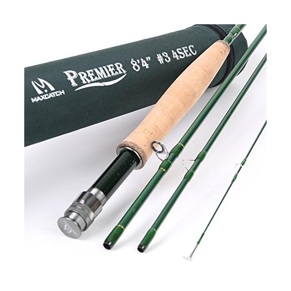 Maxcatch Premier 3-12wt 一塁手動き フライロッドカーボンロッド 御機嫌演奏の