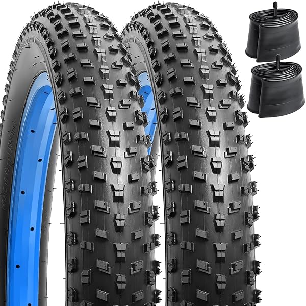 2本セット,20 3.0 タイヤ,20x3.0 76-406 自転車タイヤ + 20x3.0/3.5 チューブ 肉厚 米式バルブ32mm,適用 2｜りゅうわ店