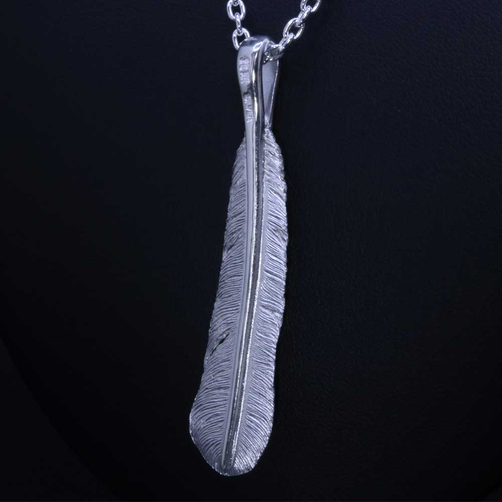 ネックレス メンズ 龍頭 火焔 八咫烏 フェザー ペンダントトップ 白仕上げ チェーン付き ヤタガラス シルバー シンプル ブランド 和柄 和風 男性 男性用 神話 日本 ギフト プレゼント Rvcconst Com