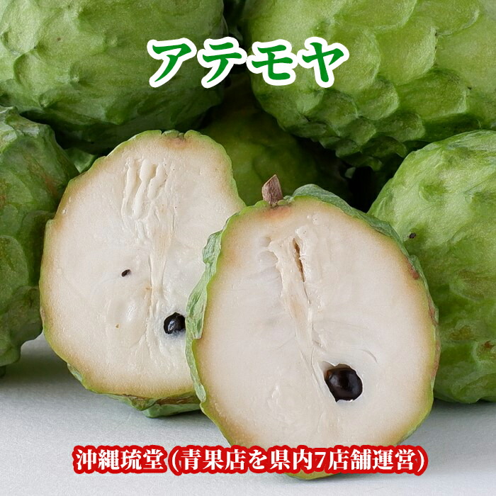 楽天市場】【送料無料・即発送可】沖縄産・与論島産アテモヤ630g(2玉