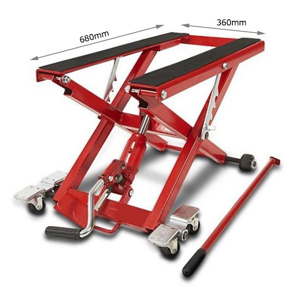 船便営業所止め発送　Scissor lift 油圧式 ATV リフト 耐荷重500kg　P034