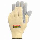 ★【おたふく手袋】1双当1250円5双入 10双 120双【MWK-916】耐切創グローブ7G 牛皮貼り 掌に牛皮貼りした捉え所のない若い者手合い 風変わりグローブ やり方用グローブ アラミドグローブ