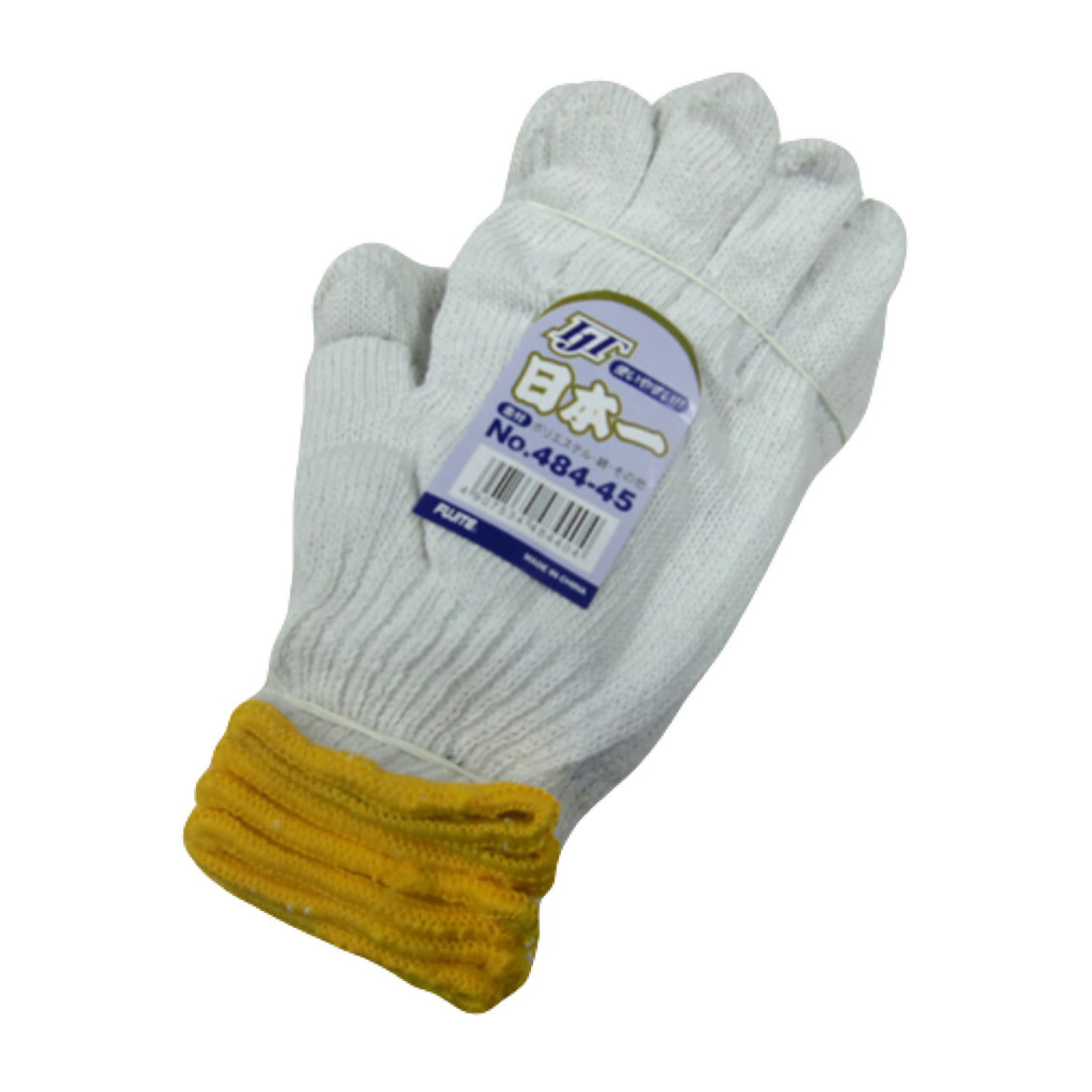 【送料無料】富士手袋　484-45　FJT日本一　白　作業用手袋　DIY　農作業などに最適