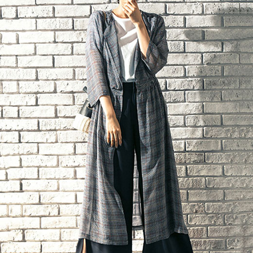楽天市場 Sale セール ハーフコート M L Ll グレンチェックガウンワンピ M Ll 40代 レディースファッション レディース Ryuryu リュリュ ハーフ コート アウター 羽織 40代 ファッション ラナン 在庫処分 アウトレット Ryuryu リュリュ