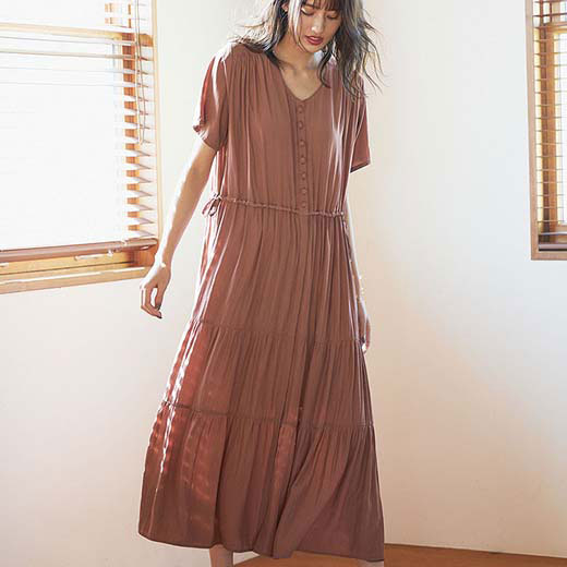 21年新作入荷 夏服 夏 大人 リュリュ Ryuryu 切替デザインワッシャー風ワンピ M Ll Ll L 500円クーポン配布中 M 大人 大きいサイズ ワンピース 40代 Hsja Www Ivavsys Com