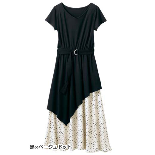 楽天市場 カットソーワンピース M L Ll 3l レイヤード風ドッキングマキシワンピース M 3l レディース 40代 レディースファッション Ryuryu リュリュ 大人 夏 夏服 ワンピース 40代 ワンピース 大きいサイズ Ryuryu リュリュ