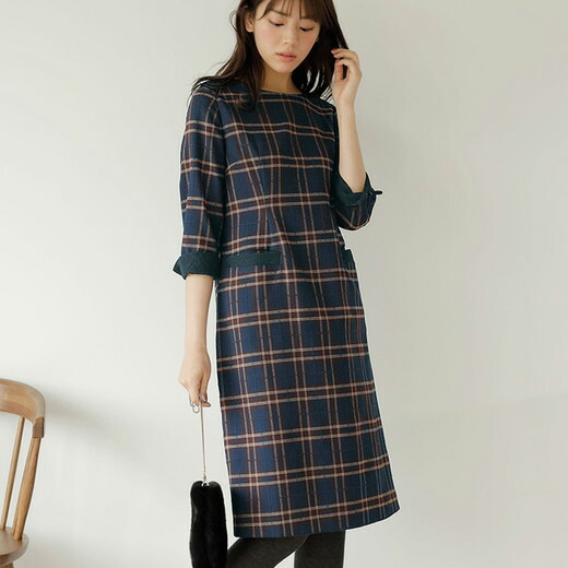 60 Off 楽天市場 クーポン利用で円に ワンピース M L Ll 3l モールヤーンチェックワンピース M 3l Ryuryu リュリュ 50代 60代 ミセス 大人 秋冬 大人 40代ファッション ラナン 母の日 ギフト プレゼント Ryuryu リュリュ 新規購入 Advance Com Ec