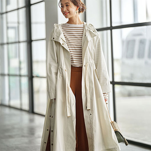 楽天市場 クーポン利用で49円に ロングコート M L Ll ロングマウンテンパーカー M Ll レディース Ryuryu リュリュ 春 春服 ロング コート アウター 羽織 40代 ファッション 40代 レディースファッション Ryuryu リュリュ