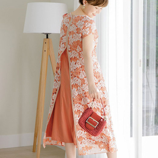 完売 ワンピース M L Ll バックデザインレースワンピース M Ll リュリュ Ryuryu 40代ファッション ラナン 夏 夏服 大人 母の日 ギフト プレゼント 日本最大級 Manchetkw Com