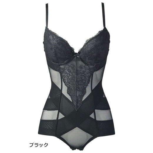 ヤミダス　熟年セックス Lingerie by GeeRA（ランジェリーバイジーラ）ボディースーツ 骨盤Wクロスボディスーツ(A70M～C85LL) 40代 レディース  スーツ 下着 補正インナー