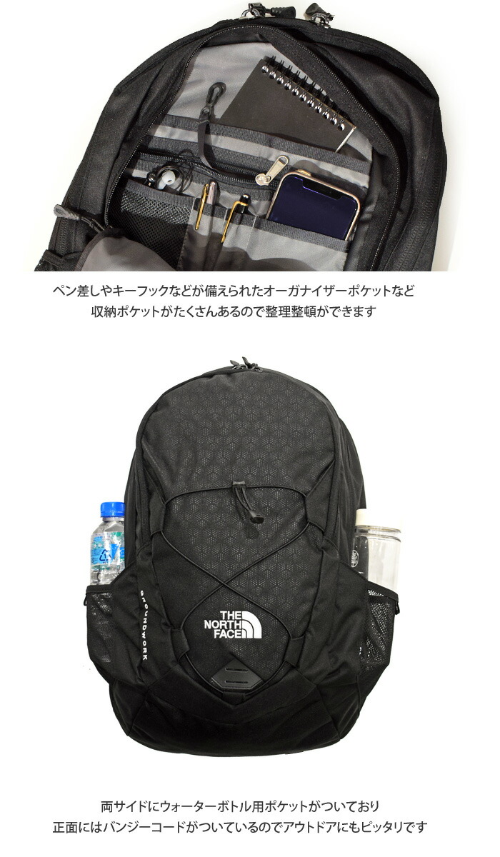 お買い得品 ノースフェイス バックパック 41 NF0A3KX6 JK3 THE NORTH FACE TNF BLK ブラックGROUNDWORK  グラウンドワーク リュックサック リュック バッグ メンズデイパック 通勤 通学 アウトドア ギフト fucoa.cl