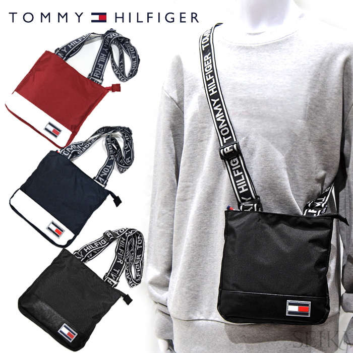 tommy hilfiger white polyester bag