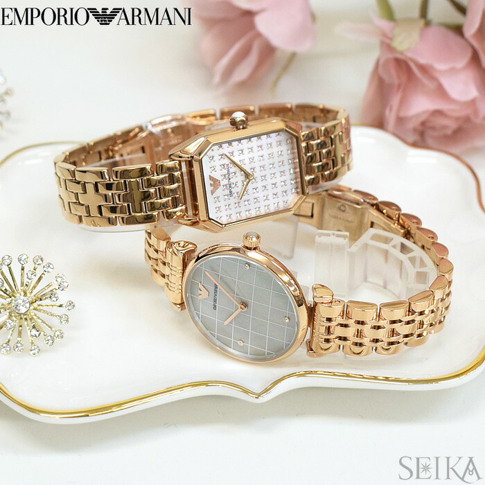 希少 稼働品 EMPORIO ARMANI スクエア型 ヴィンテージ ar-2_1.jpg