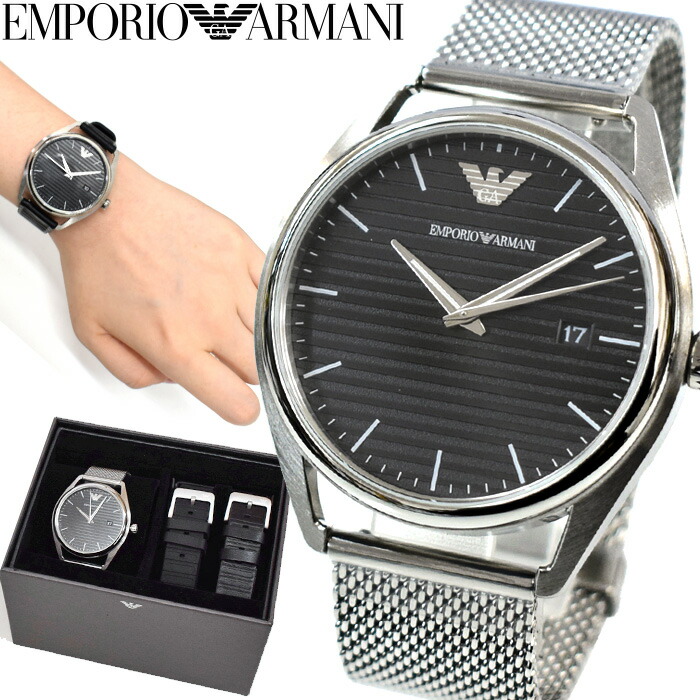 楽天市場】EMPORIO ARMANI エンポリオアルマーニ クオーツ メンズ