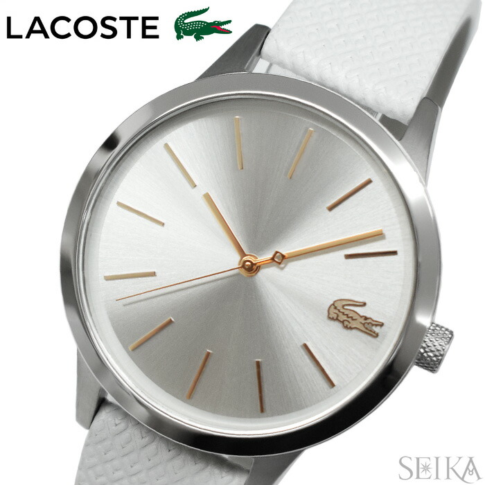BOXなし特価！ ラコステ LACOSTE 2001089(211) 時計 腕時計 レディース ホワイト レザー ギフト｜腕時計＆ブランドギフト　SEIKA