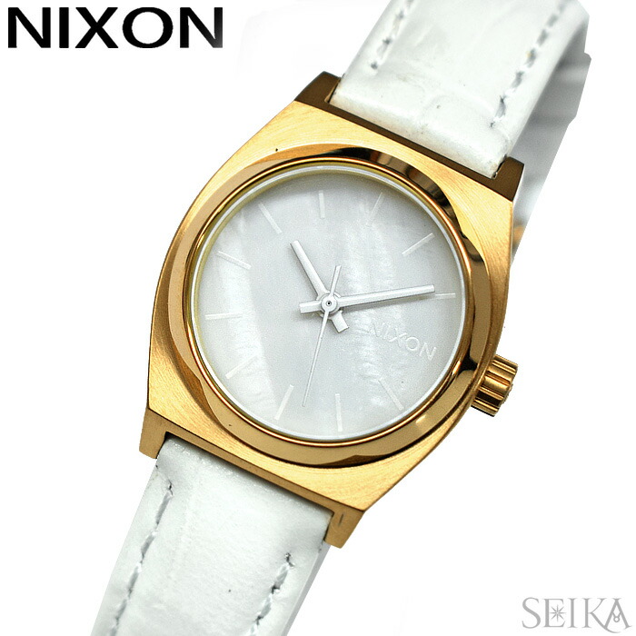 楽天市場 Nixon ニクソン Small Time Teller Le Aホワイト レディース レザー 時計 腕時計 ギフト ブランドウォッチ 腕時計 ブランドギフト Seika