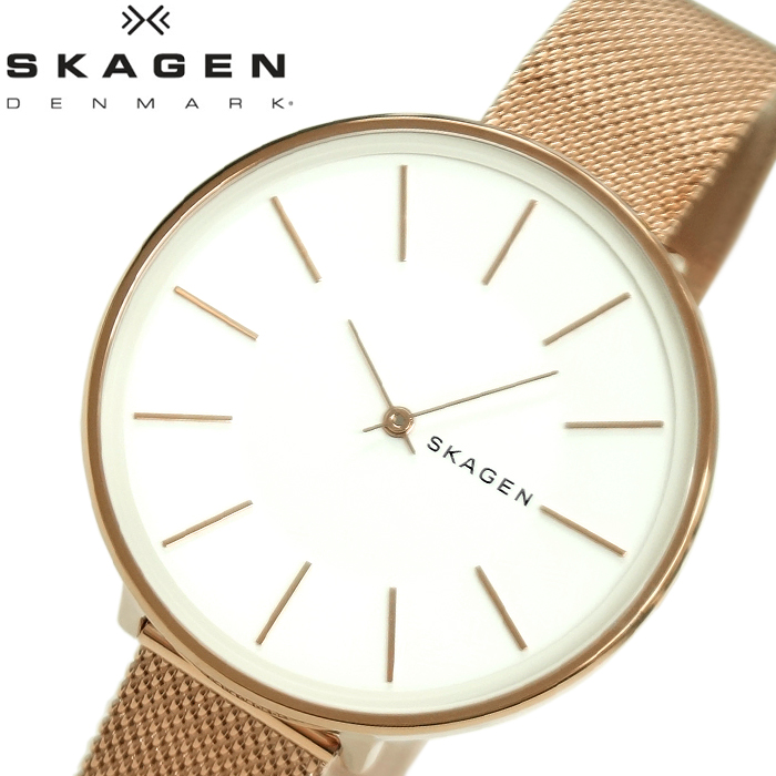 上質で快適 レビューを書いて5年保証 スカーゲン Skagen Skw26 カロリーナ Br 時計 腕時計 レディース ホワイト ローズゴールド メッシュ 白い腕時計 ギフト ブランドウォッチ 商品入れ替え で終了 新生活 人気no 1 本体 Hcc Plo Ps