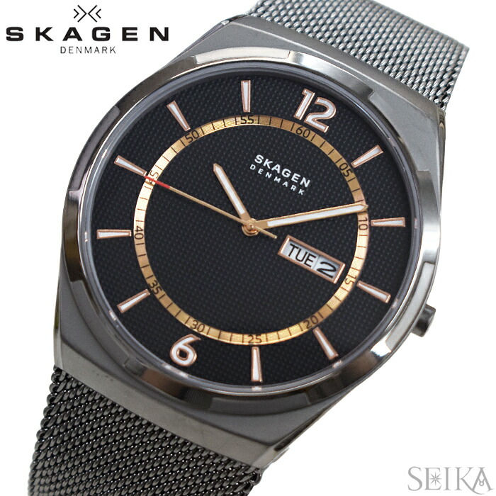 スカーゲン Skagen Skw6575 メルビー 時計 腕時計 メンズ ガンメタル メッシュ ギフト ブランドウォッチ 日本限定モデル