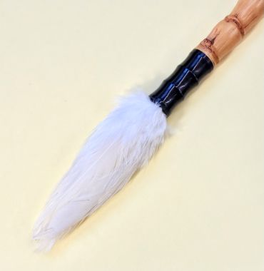 楽天市場】三連筆 白鷺＋七面鳥 穂径28×10mm 穂長105mm【鳥筆】羽毛筆