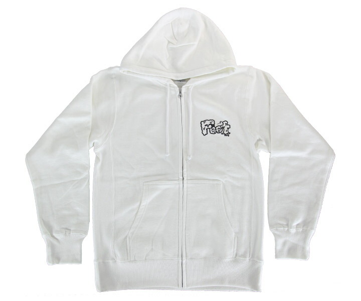 ダーツ アパレル【フット】ダッジ トラッキン ジップパーカー ホワイト XL