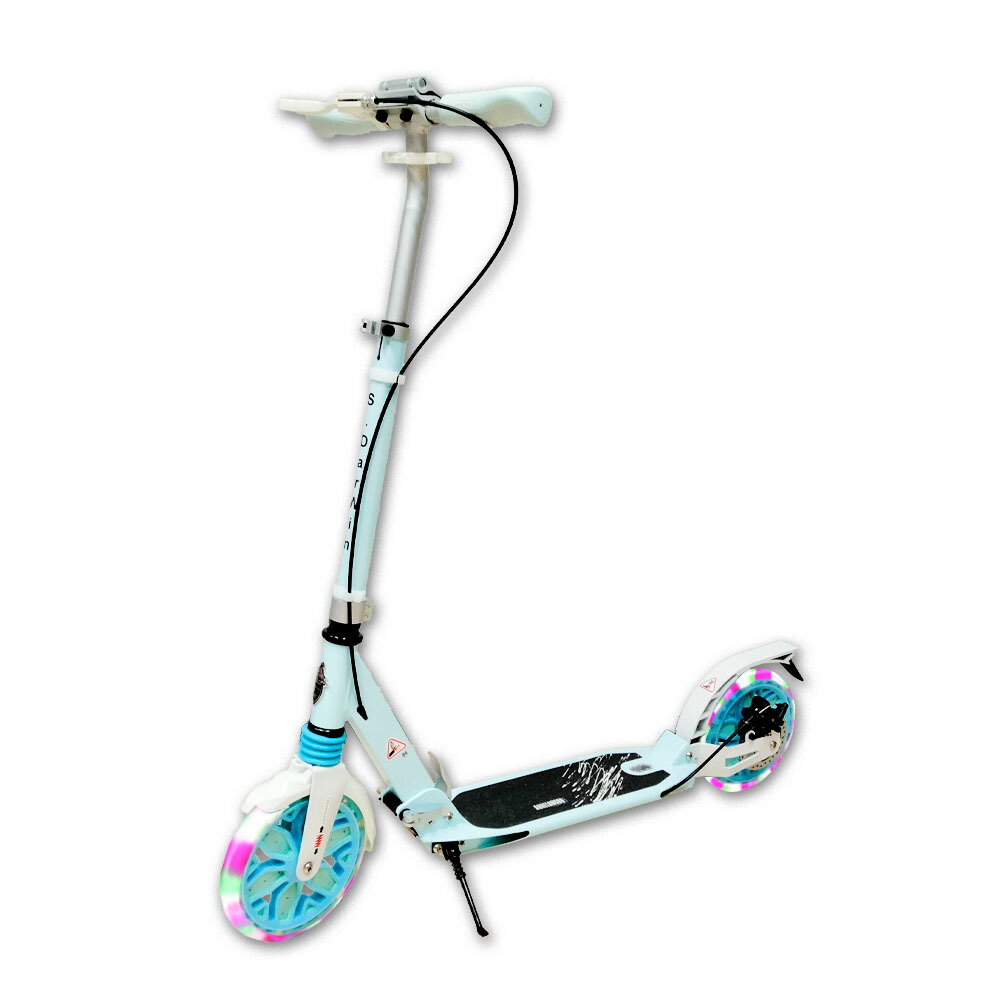 楽天市場】【S.Darwin】 LED タイヤ キックボード 光る 折りたたみ