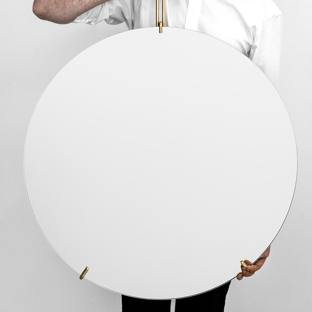 MOEBE ウォールミラー Φ70cm サイズ 鏡 | dermascope.com