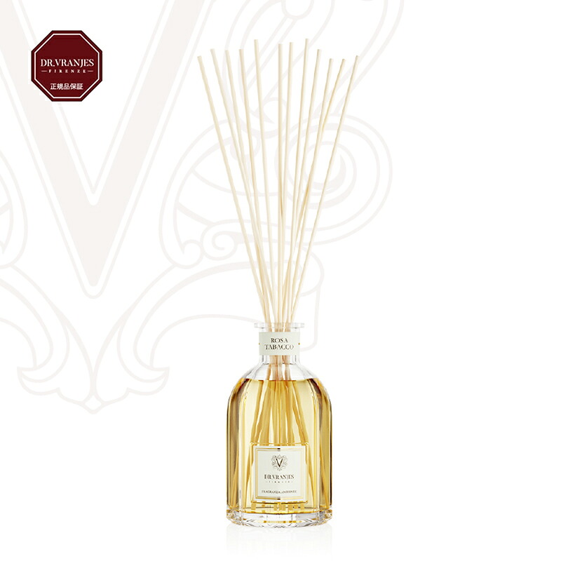 【正規取扱販売店】 Dr.Vranjes ドットール・ヴラニエス / リードディフューザー ROSA TABACCO 250ml 予期せぬ出会いから生まれる新たな世界