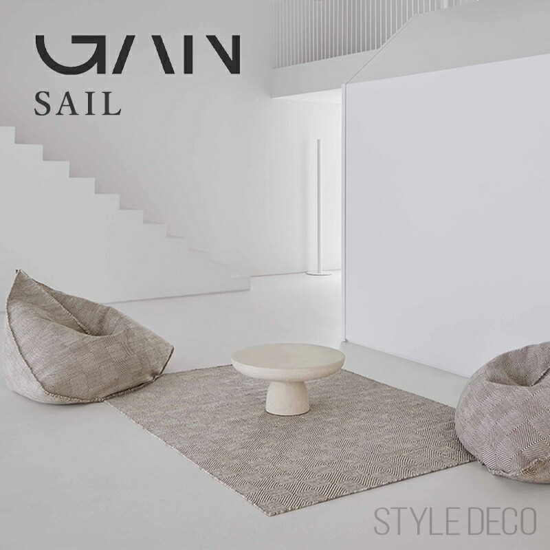 GAN Rugs ガン ラグ Sail 170×240・200×300 100%ウール 羊毛 wool lana 天然素材ラグ 手織りラグ GANDIABLASCO ガンディアブラスコ スペイン イビザ島