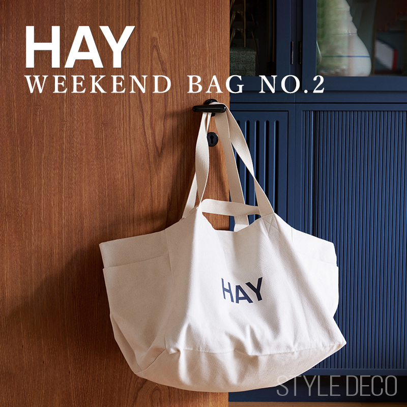 【美品】HAY/トートバッグ/ネイビー 正規品保証 HAY デンマーク トートバッグ 新商品 ネイビー