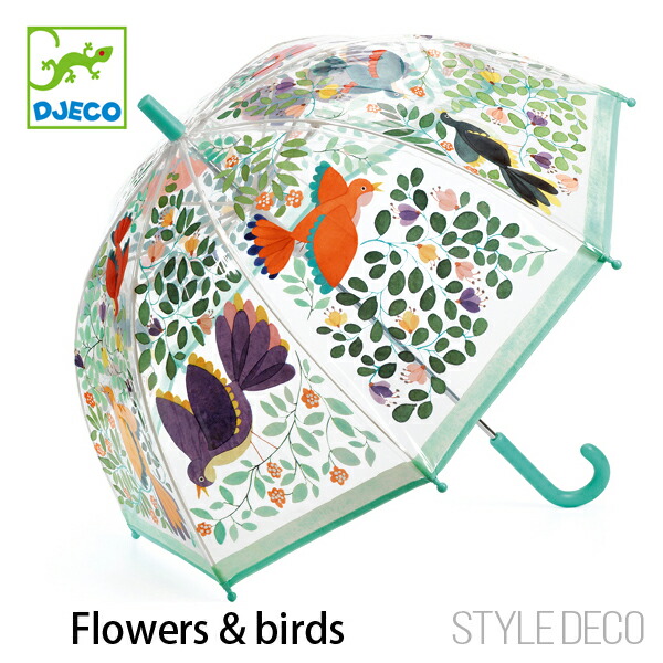 楽天市場 レイングッズ 傘 かわいい お洒落 オシャレdjeco ジェコ Umbrella 子供用傘 ビニール傘 キッズ傘サイズ 全長68cm F70cm子供 幼児 低学年 プレゼント ギフト スタイルデコ