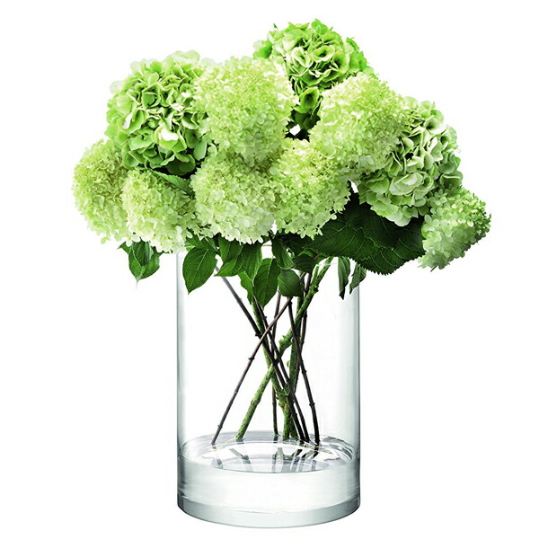 LSA / COLUMN VASE CLEAR LCO29　フラワー ベース（φ30×H40cm）箱入り