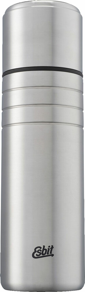 【10日までポイントアップ】 エスビット Esbit アウトドア 魔法瓶 マジョリス バキュームフラスク 1000ml 水筒 保温 保冷 ボトル ステンレス スリム 頑丈 滑り止め オフィス ビジネス マイボトル 持ちやすい ESVF1000TL