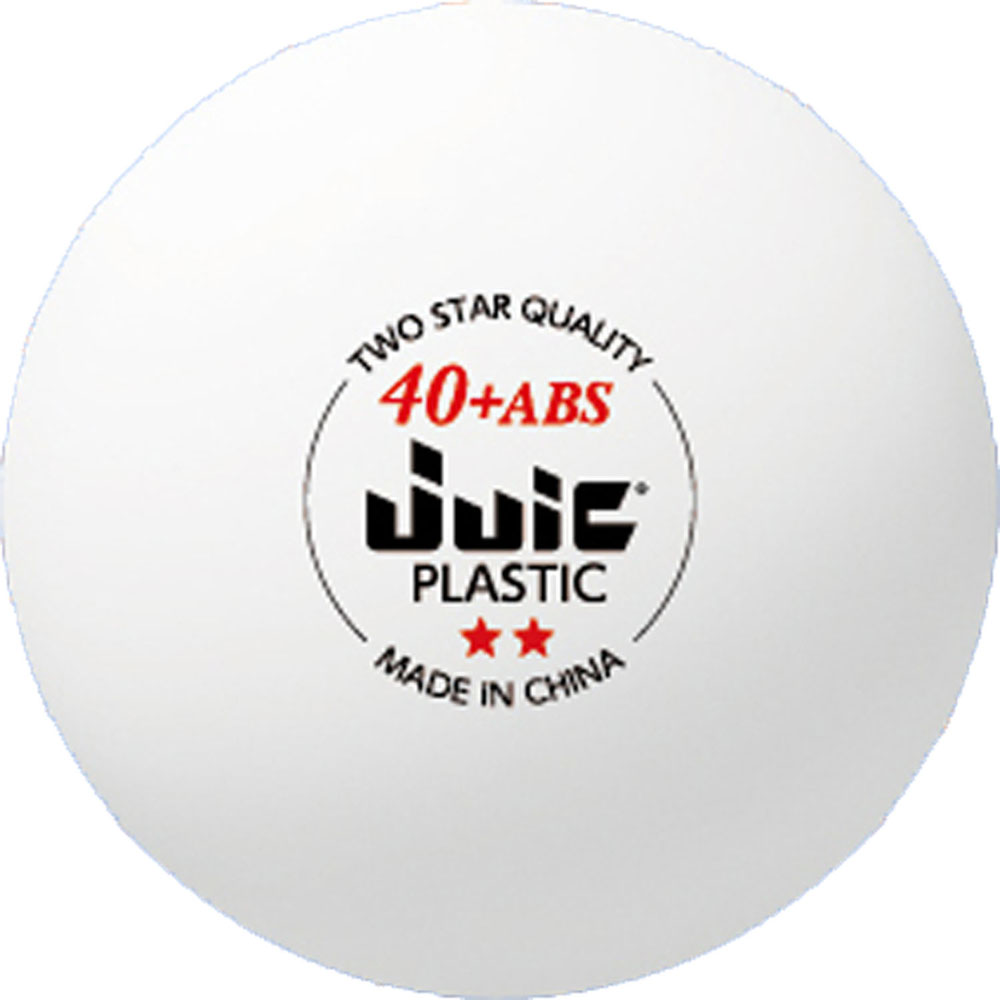 【10日までポイントアップ】 ジュウイック JUIC 卓球 ABSプラスチック2スターボール 100個入り ピンポン玉 部活動 クラブ 練習球 トレーニング用 学校 チーム 7063