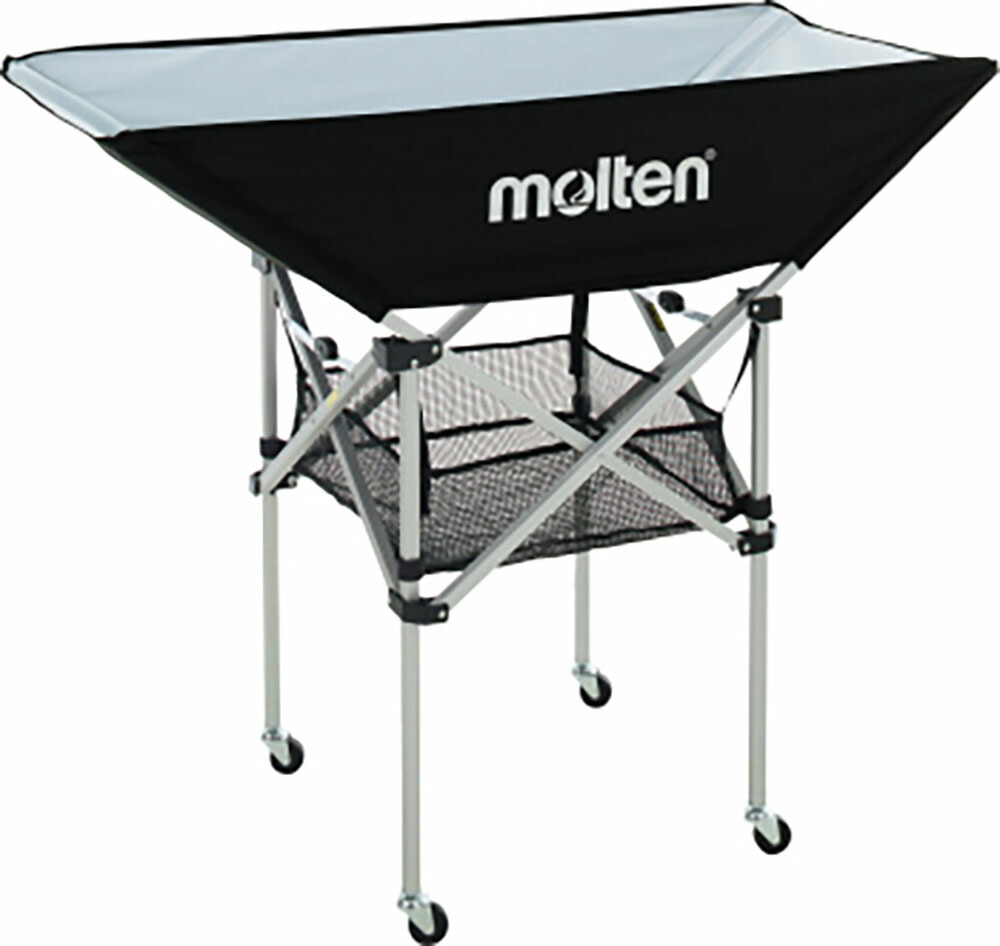 【10日までポイントアップ】 モルテン molten 折りたたみ式平型ボールカゴ 背高 黒 ブラック 屋内使用 バレーボール バレー ボール出し 練習 折りたたみ バスケットボール 中学 高校 大学 部活 体育館 BK0033K