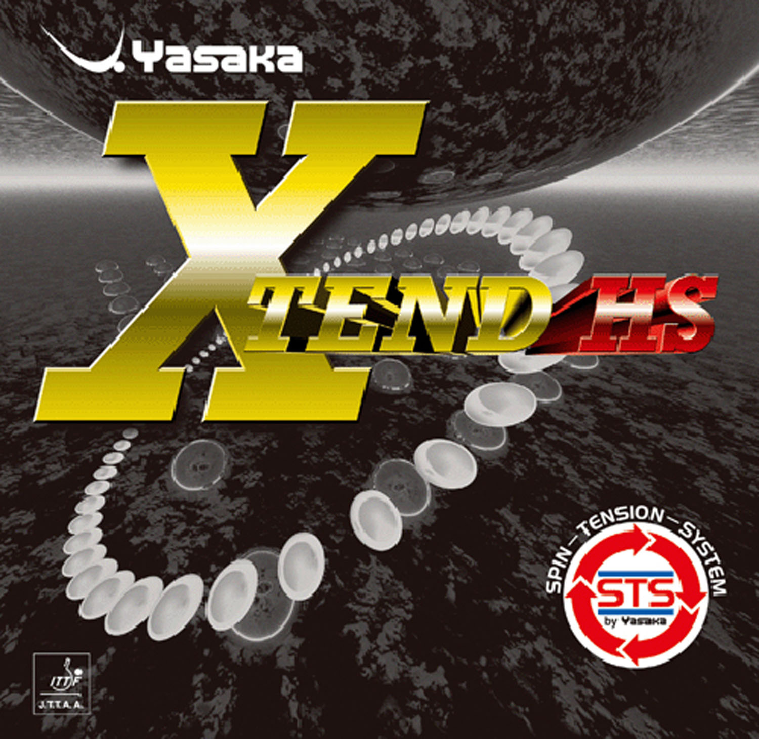 Yasaka X'TEND LB ラバー　黒 YASAKA [XTEND LB] Table Tennis Rubber | Nishohi Japan