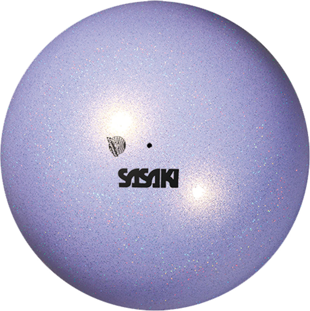【14日20時からMAX4,000円OFF＆P15倍】 ササキ SASAKI 新体操 オーロラボール M-207AU-F 径18.5cm F.I.G.認定品 手具 光沢 輝き 部活 練習 トレーニング 大会 試合 発表会 新入部員 演技 ダンス M207AUF LD
