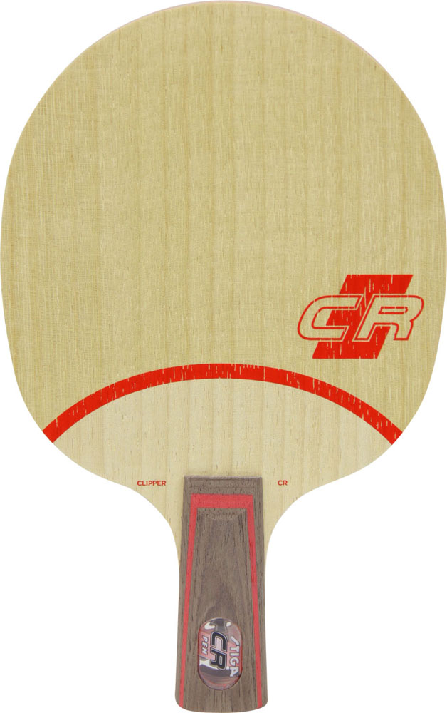 【14日20時からMAX4,000円OFF＆P15倍】 スティガ STIGA 卓球 中国式ラケット CLIPPER CR WRB PENHOLDER クリッパー ペンホルダー オフェンシブ 7枚合板 JTTA 日本卓球協会 公認 部活動 練習 202565