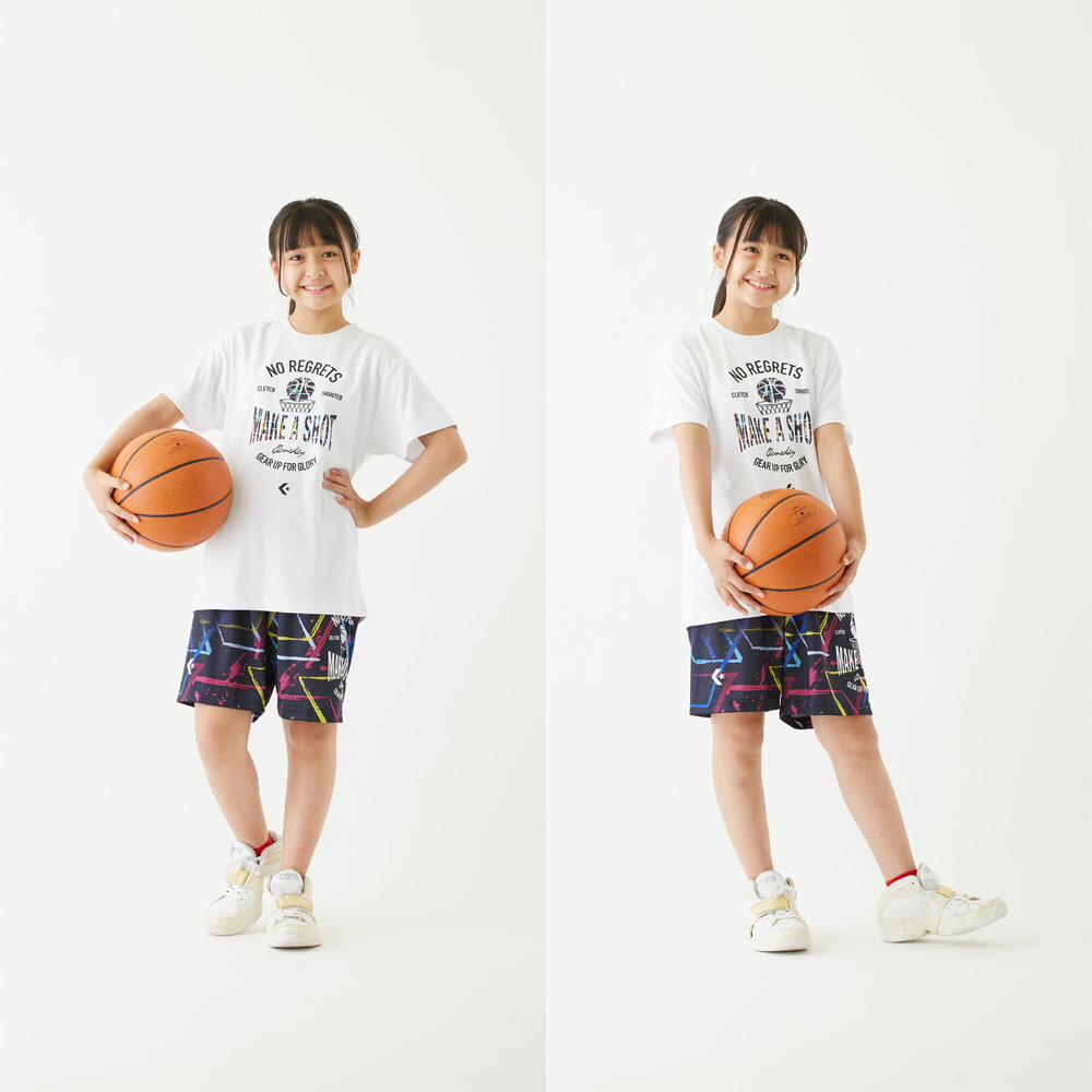 70 Offアウトレット Converse コンバースバスケットジュニアプラクティスパンツ キッズ ミニバス バスケ バスケットボール パンツ ズボン ハーフパンツ 部活 バスパン 子どもcb Qdtek Vn