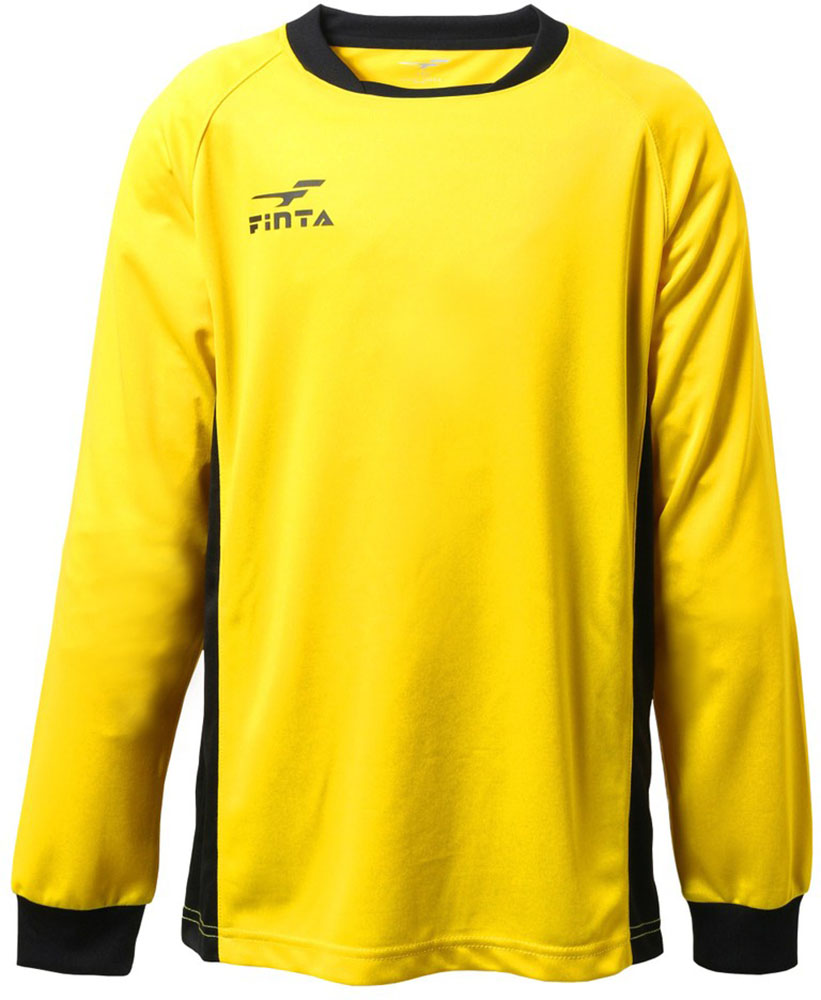 【18日はポイント全10倍】 フィンタ FINTA サッカー JRキーパー3点セット ロングシャツ ハーフパンツ ストッキング ゴールキーパー 長袖シャツ 半ズボン くつ下 吸水速乾 子ども用 ロンT 部活動 クラブ活動 FT5985 4100
