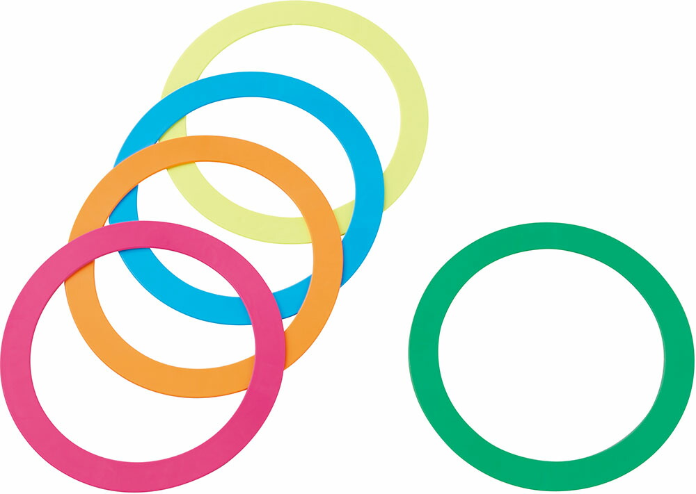 楽天市場】送料無料 ラバーリング(5色10枚組) エバニュー EVERNEW 体