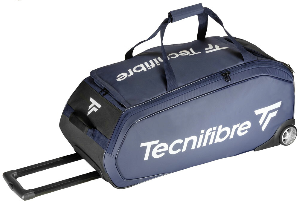 【10日までポイントアップ】 テクニファイバー Tecnifibre テニス TOURENDURANCE NAVY ROLLING ボストンバッグ ダッフルバッグ キャスター コロコロ ツアーバッグ ラケット シューズ 練習 試合 大会 40TOUNAVRO