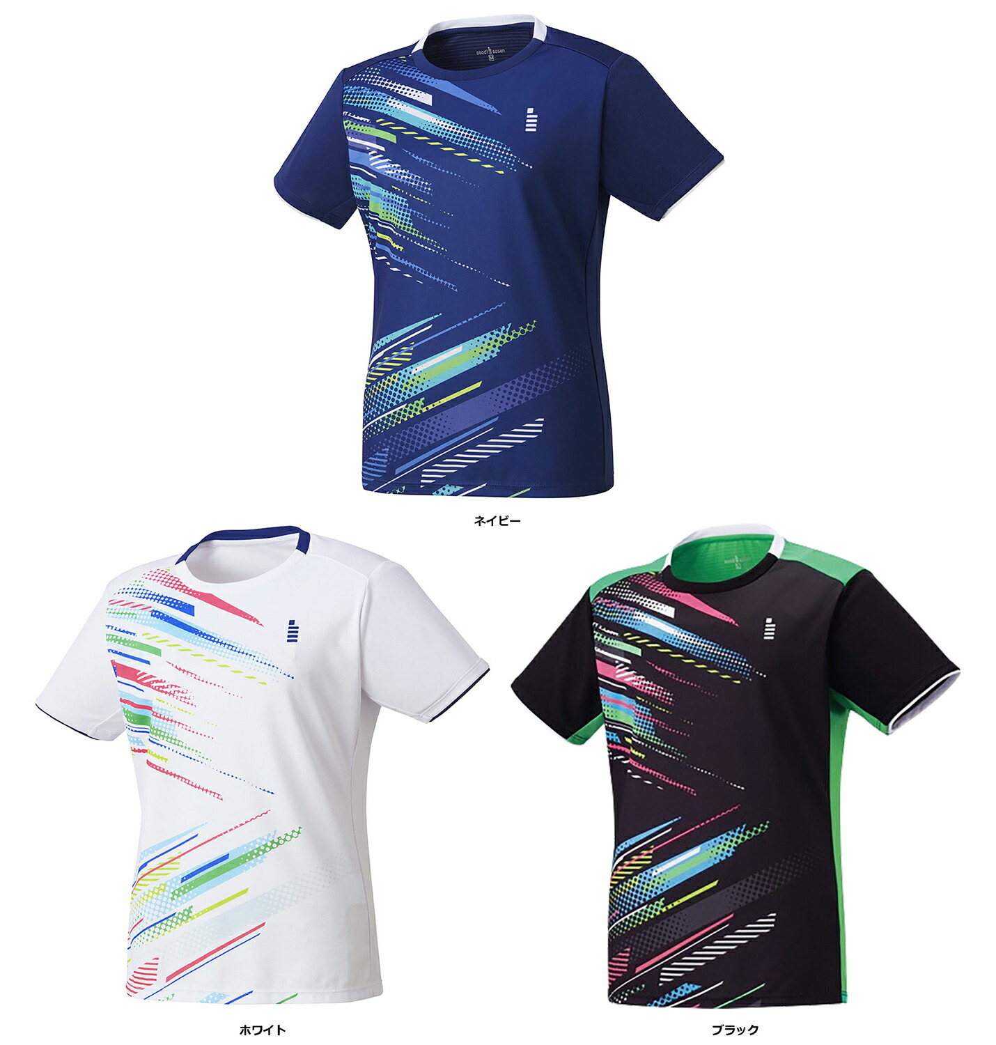 【20日はポイント全10倍】 ゴーセン GOSEN テニス レディースゲームシャツ レディース ゲームシャツ 半袖Tシャツ 半袖ゲームシャツ 部活 チーム クラブ サークル 吸汗速乾 T2401