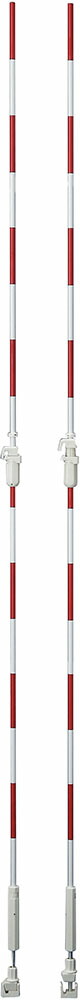 【10日までポイントアップ】 三和体育 バレーボール バレ-用アンテナ ワンタッチ式 検定品 学校 体育 授業 部活動 クラブ活動 器具 備品 用品 用具 練習 試合 グラスファイバー製 バレーネット 白帯 S4105