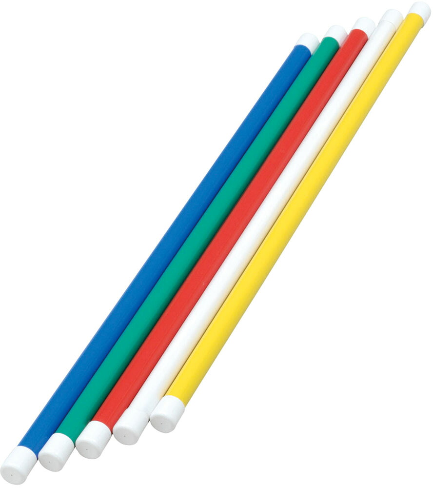 【10日までポイントアップ】 トーエイライト TOEI LIGHT 【メーカー直送品】 体操棒80 5色1組 学校体育器具 体操棒 体つくり 表現運動 新体操 体育 授業 運動会 障害物競争 マスゲーム 青 緑 赤 白 黄 T1762