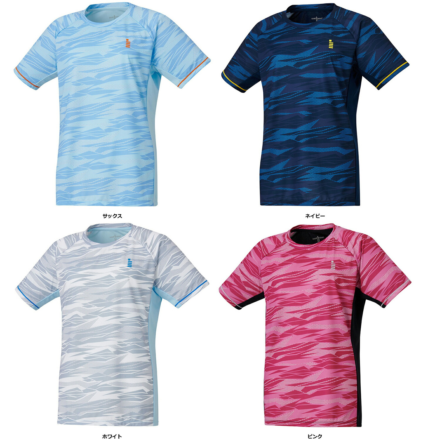 GOSEN Tシャツ　テニスウェア GOSEN ゴーセン バドミントン ゲームシャツ T2453 レディース